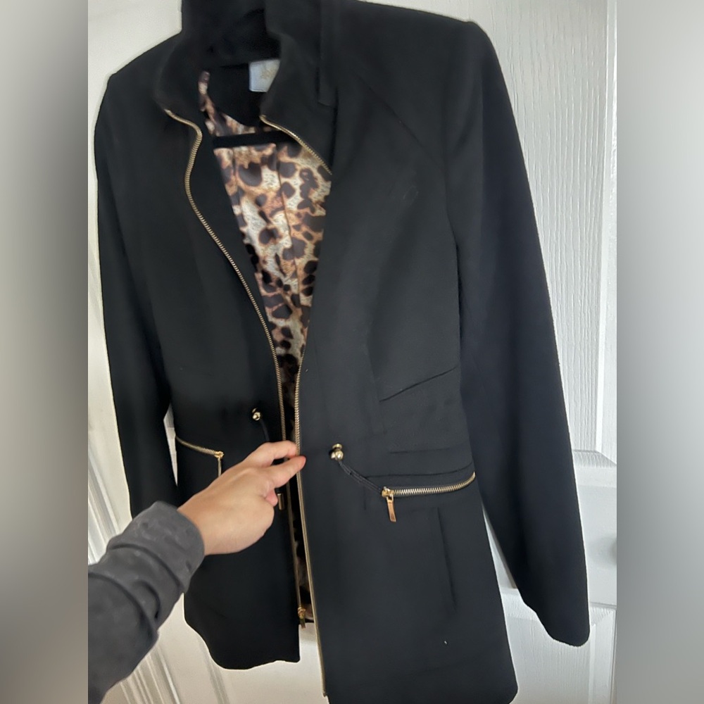 XS-LAUNDRY BY SHELLI SEGAL PEACOAT, FREE SHIPPING!